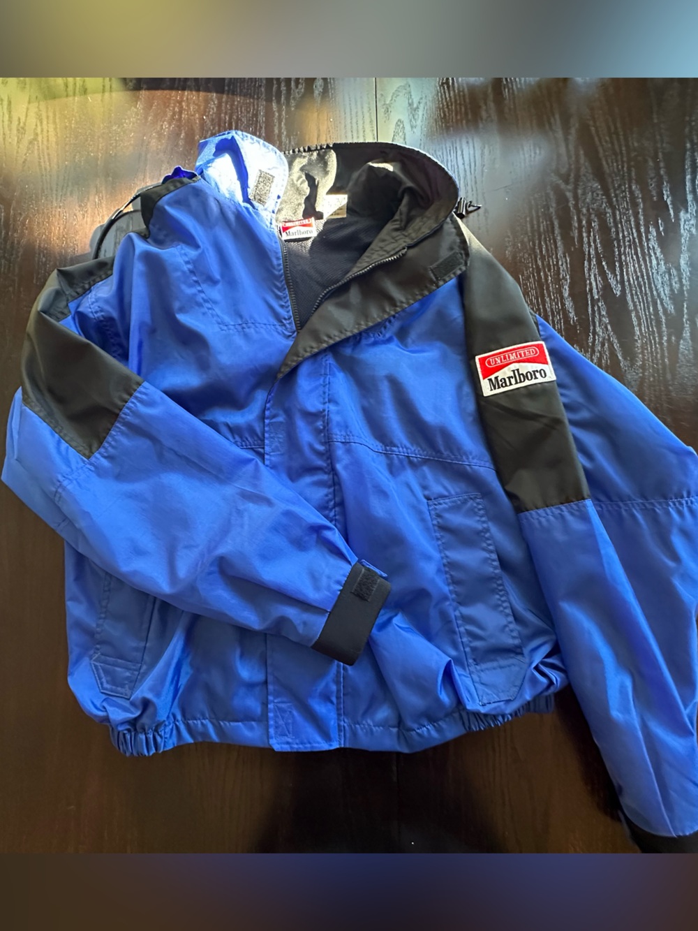 Vintage 90s Marlboro Unlimited Windbreaker Jacket L